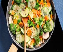 Dose de legumes salteados